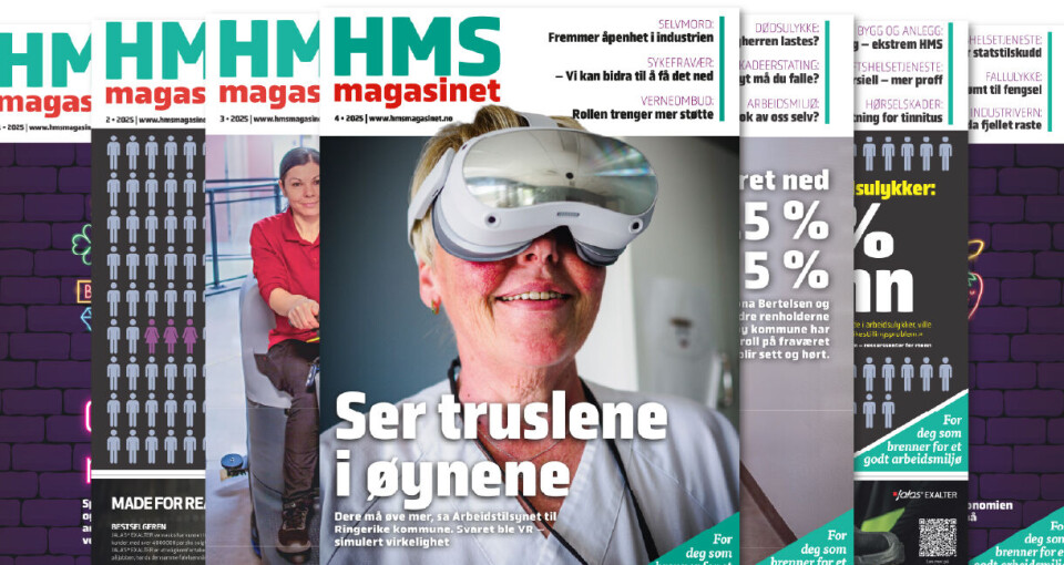 Her er hele vårt digitale HMS-arkiv! HMS-magasinet 4/2025 forside