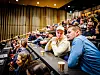 Skjønberg og Nordhus i samtale i fullsatt auditorium
