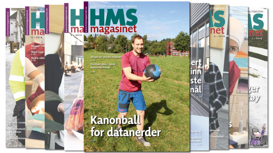 HMS-magasinet nr. 5-2016 (Omslagsfoto: Jan Tveita) HMS-magasinet nr. 5-2016 (Omslagsfoto: Jan Tveita)