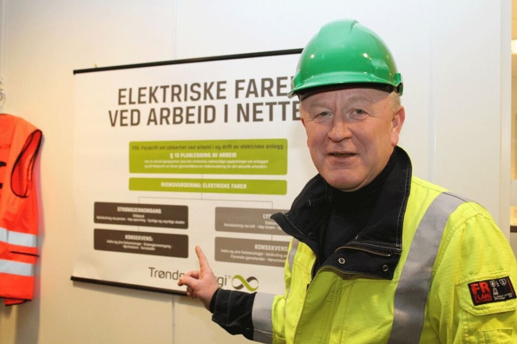 - TrønderEnergi Nett arbeider aktivt for å forebygge el-ulykker, forteller hovedverneombud Ole Tronhus. (Foto: Jan Tveita) - TrønderEnergi Nett arbeider aktivt for å forebygge el-ulykker, forteller hovedverneombud Ole Tronhus. (Foto: Jan Tveita)