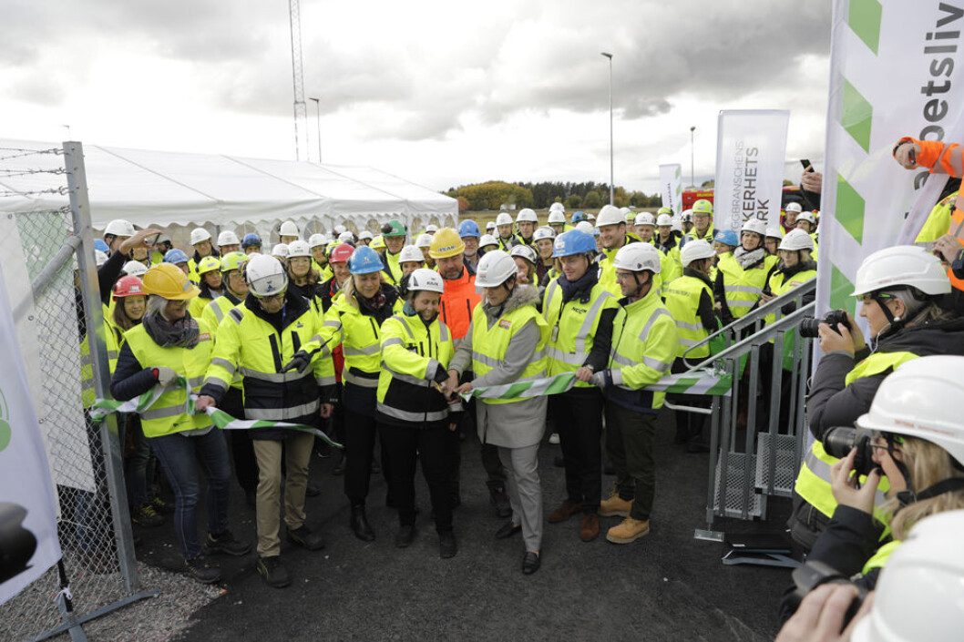 Sveriges første sikkerhetspark for byggeindustrien er åpnet. (Foto: Sveriges byggindustrier) Sveriges første sikkerhetspark for byggeindustrien er åpnet. (Foto: Sveriges byggindustrier)