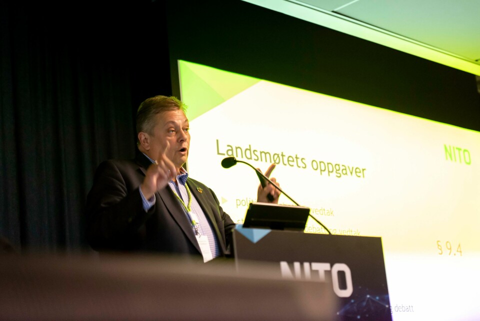 NITO-president Trond Markussen. (Foto: NITO/NTB Kommunikasjon)