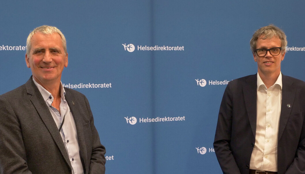 SAMARBEIDER: Assisterende helsedirektør Olav Slåttebrekk og administrerende direktør Jacob Mehus, Standard Norge. SAMARBEIDER: Assisterende helsedirektør Olav Slåttebrekk og administrerende direktør Jacob Mehus, Standard Norge.