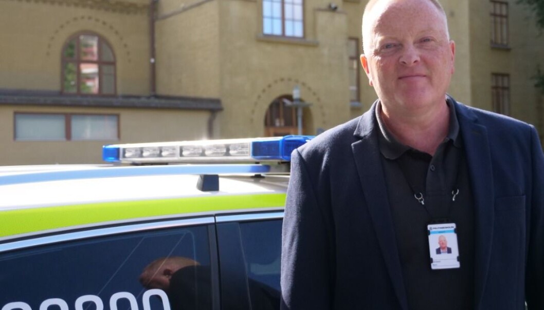 I GANG: Prosjektleder Bjørn Danielsen er på plass ved Politihøgskolen. I GANG: Prosjektleder Bjørn Danielsen er på plass ved Politihøgskolen.