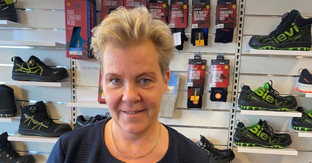 Produktsjef Helena Søderlund i Sievi Norge. Produktsjef Helena Søderlund i Sievi Norge.