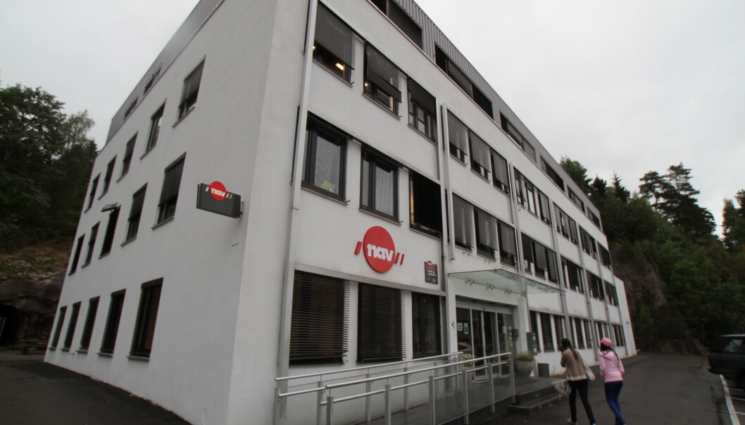 Det var her på Nav Grorud i Oslo at en kvinnelig ansatt ble drept på jobb i 2013. Det var her på Nav Grorud i Oslo at en kvinnelig ansatt ble drept på jobb i 2013.
