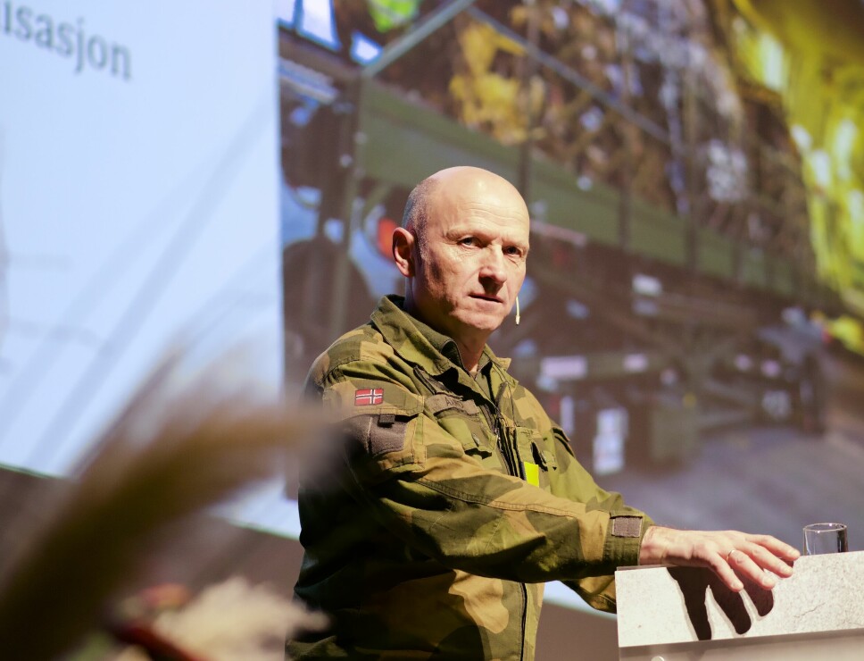 Generalmajor Lars Christian Aamodt, leder for Forsvarets logistikkorganisasjon, minnet om at beredskapsarbeid i industrien også handler om å opprettholde forsvarsevnen.